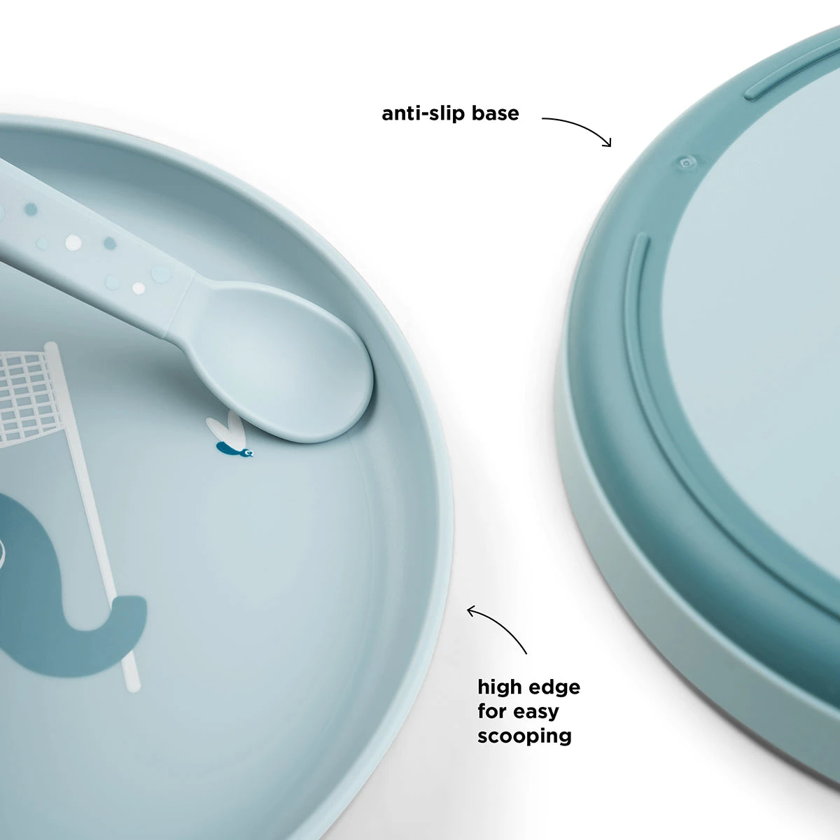 Done By Deer Foodie Plate Set - Elphee - Blue 5 Done By Deer Foodie Plate Set - Elphee - Blue - Image 3