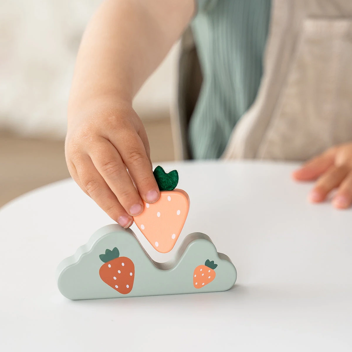 Done By Deer Tiny Farm Play Set - Pigee - Colour Mix 6 Done By Deer Tiny Farm Play Set - Pigee - Colour Mix - Image 5