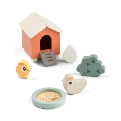 Done By Deer Tiny Farm Play Set - Clucky - Colour Mix