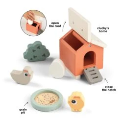 Done By Deer Tiny Farm Play Set - Clucky - Colour Mix 9 Done By Deer Tiny Farm Play Set - Clucky - Colour Mix -Done By Deer 4654037 70