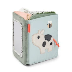 Done By Deer Fold-out Sensory Mirror - Tiny Farm - Colour Mix