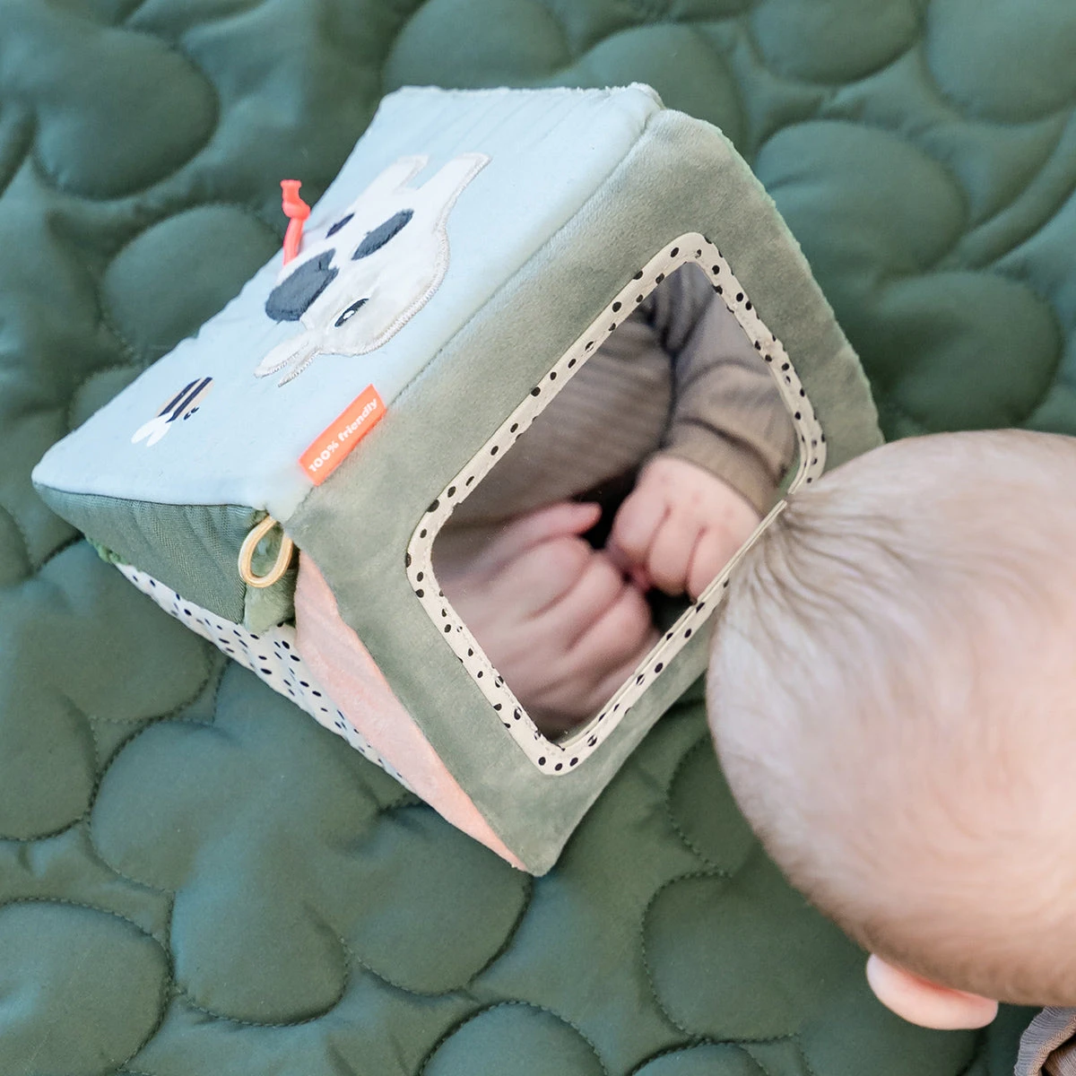 Done By Deer Fold-out Sensory Mirror - Tiny Farm - Colour Mix 7 Done By Deer Fold-out Sensory Mirror - Tiny Farm - Colour Mix - Image 5