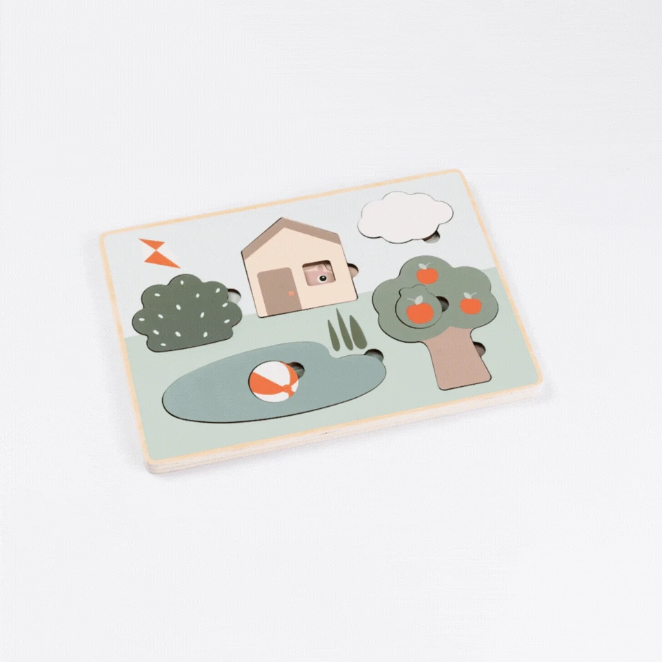 Done By Deer Layer Puzzle - Deer Friends - Colour Mix 4 Done By Deer Layer Puzzle - Deer Friends - Colour Mix - Image 2