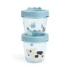 Done By Deer Baby Food Container 2-pack - Tiny Farm - Blue 2 Done By Deer Baby Food Container 2-pack - Tiny Farm - Blue -Done By Deer Baby food container 2 pack Tiny farm Blue Front PS