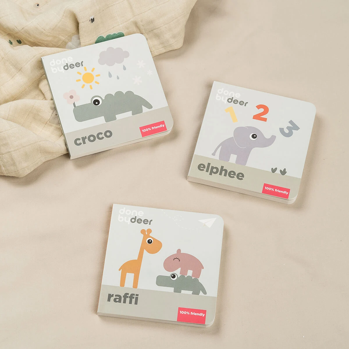 Done By Deer Board Book Friends - Raffi - Colour Mix 7 Done By Deer Board Book Friends - Raffi - Colour Mix - Image 5