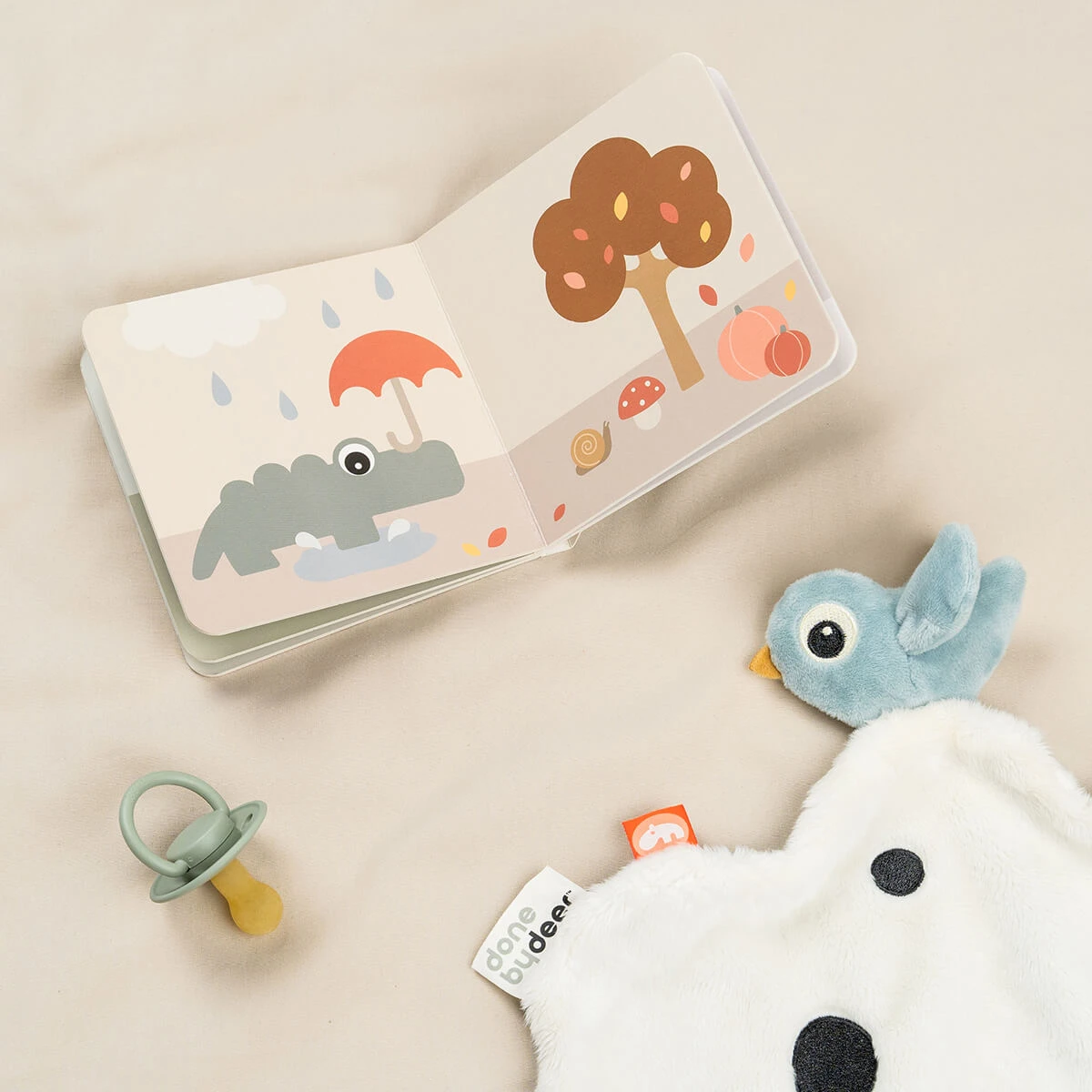 Done By Deer Board Book Seasons - Croco Colour - Mix 4 Done By Deer Board Book Seasons - Croco Colour - Mix - Image 2