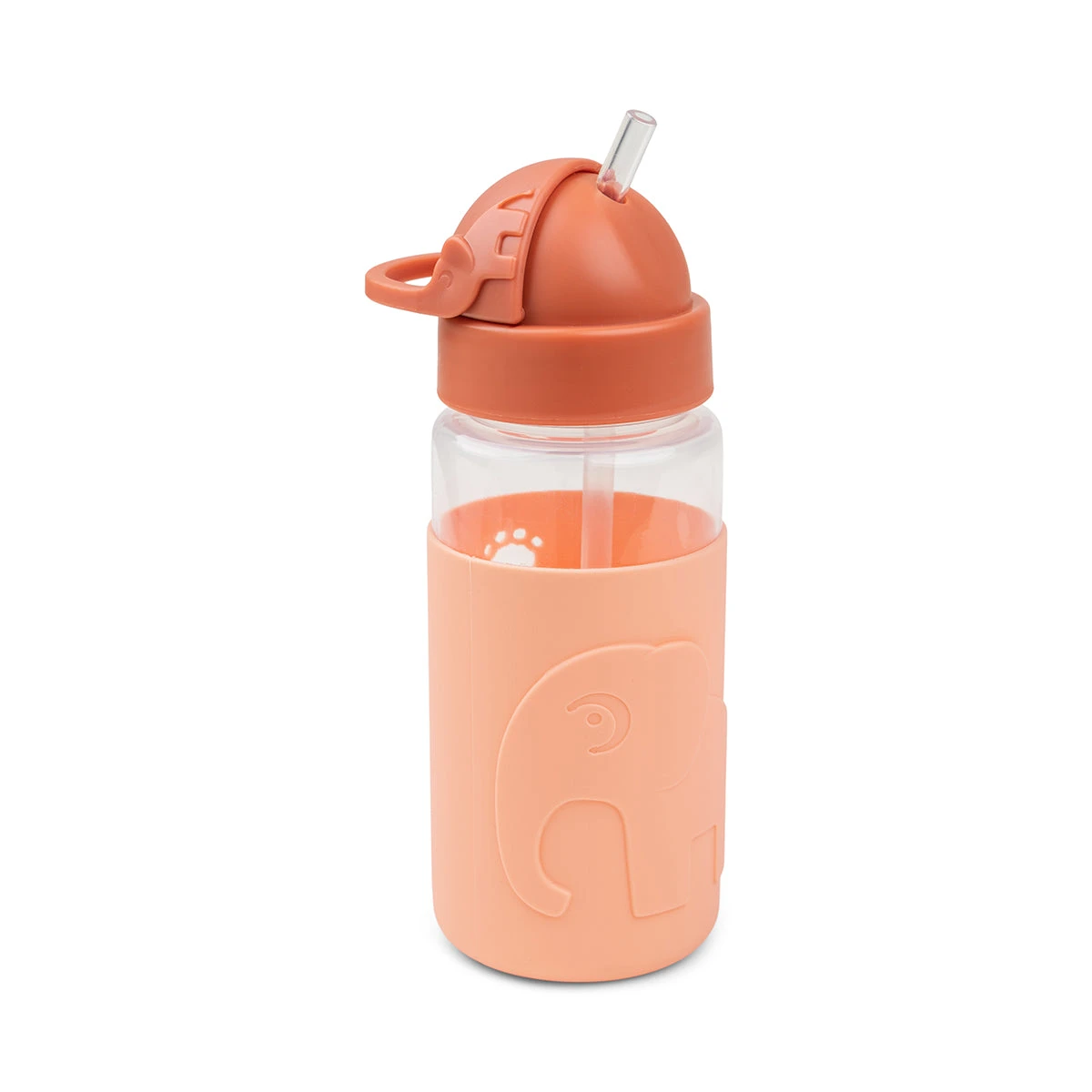Done By Deer Easy-grip Straw Bottle - Elphee - Papaya - 350 Ml 3 Done By Deer Easy-grip Straw Bottle - Elphee - Papaya - 350 Ml