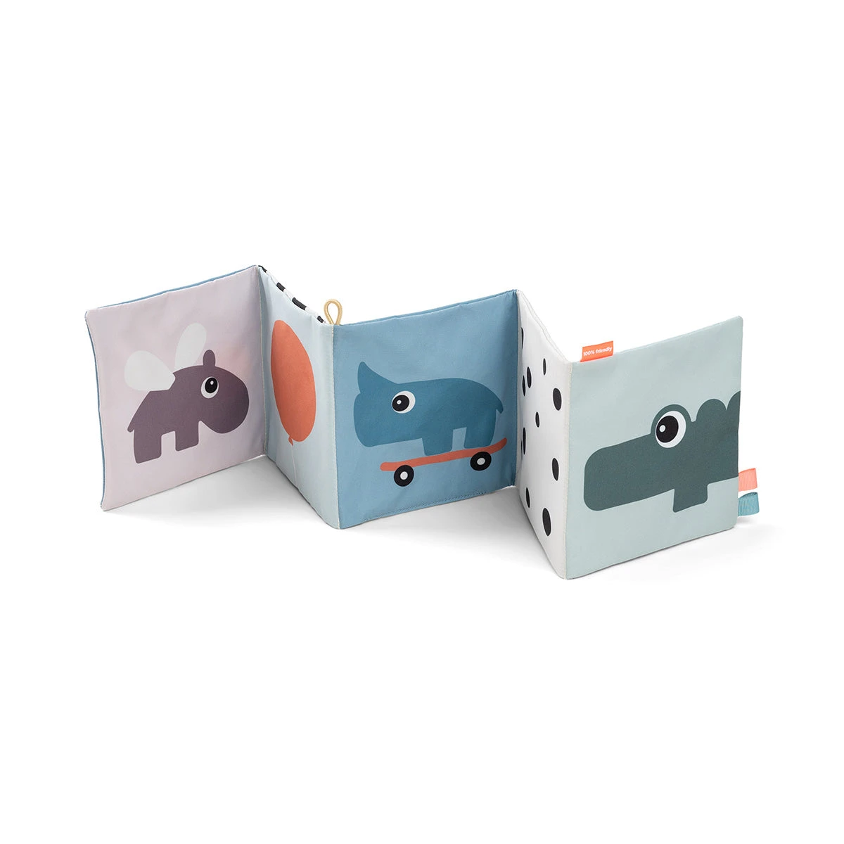 Done By Deer Fold-out Soft Book - Deer Friends - Colour Mix 5 Done By Deer Fold-out Soft Book - Deer Friends - Colour Mix - Image 3