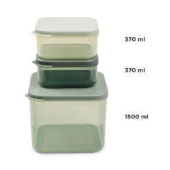 Done By Deer Food Storage Container Set L - Elphee - Green 9 Done By Deer Food Storage Container Set L - Elphee - Green -Done By Deer Food storage container set L Elphee Green Front 2 PS