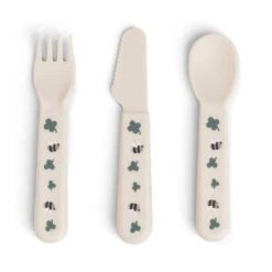 Done By Deer Foodie Cutlery Set - Tiny Farm - Sand
