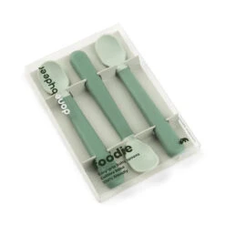 Done By Deer Foodie Easy-grip Baby Spoon 3-pack - Green 14 Done By Deer Foodie Easy-grip Baby Spoon 3-pack - Green -Done By Deer Foodie easy grip baby spoon 3 pack Green Packaging 3 PS