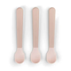 Done By Deer Foodie Easy-grip Baby Spoon 3-pack - Powder