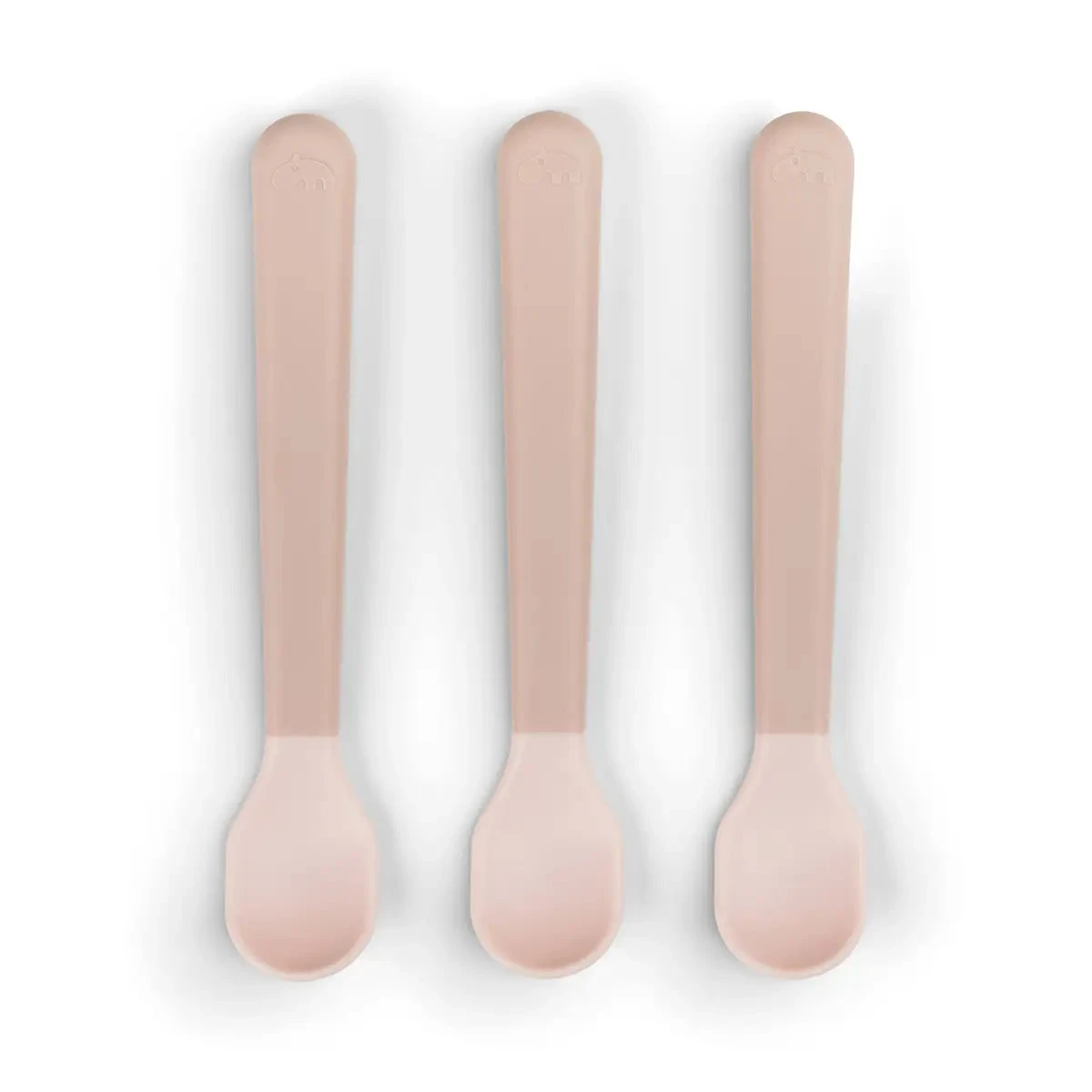 Done By Deer Foodie Easy-grip Baby Spoon 3-pack - Powder 3 Done By Deer Foodie Easy-grip Baby Spoon 3-pack - Powder