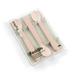 Done By Deer Foodie Easy-grip Baby Spoon 3-pack - Powder 11 Done By Deer Foodie Easy-grip Baby Spoon 3-pack - Powder -Done By Deer Foodie easy grip baby spoon 3 pack Powder Packaging 3 PS