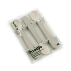 Done By Deer Foodie Easy-grip Baby Spoon 3-pack - Sand 11 Done By Deer Foodie Easy-grip Baby Spoon 3-pack - Sand -Done By Deer Foodie easy grip baby spoon 3 pack Sand Packaging 3 PS