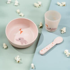 Done By Deer -Done By Deer Foodie first meal set Playground Powder LS