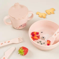 Done By Deer Foodie Bowl Set - Tiny Farm - Powder