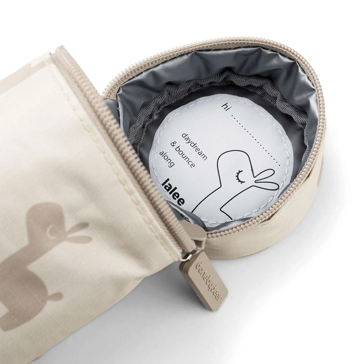Done By Deer Kids Insulated Bottle Holder - Lalee - Sand 4 Done By Deer Kids Insulated Bottle Holder - Lalee - Sand - Image 2