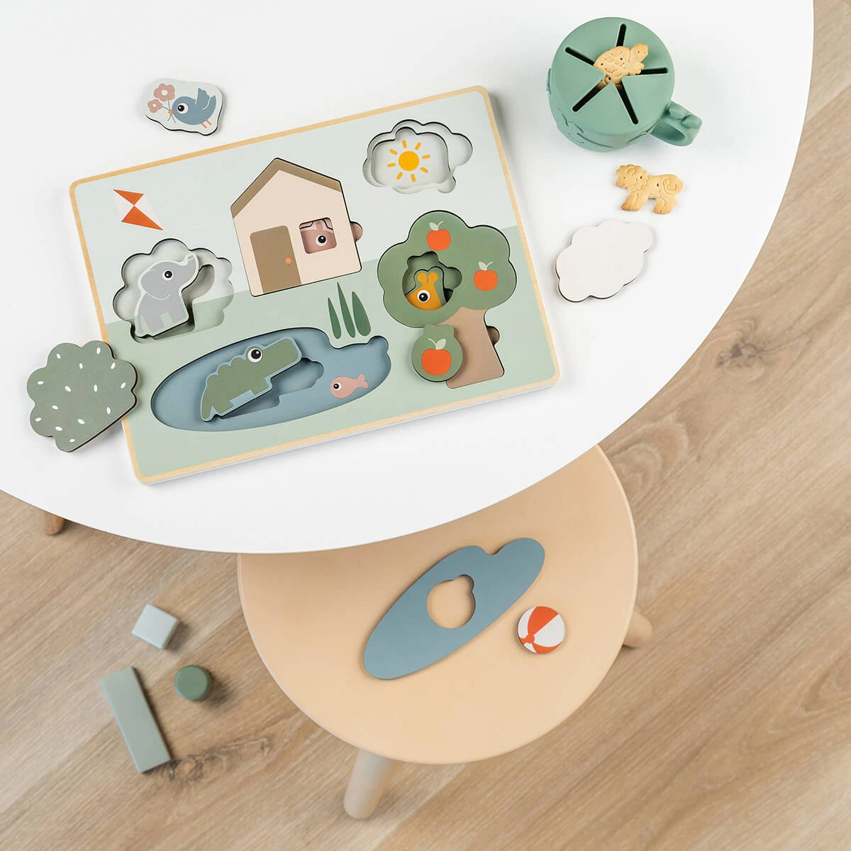 Done By Deer Layer Puzzle - Deer Friends - Colour Mix 6 Done By Deer Layer Puzzle - Deer Friends - Colour Mix - Image 4