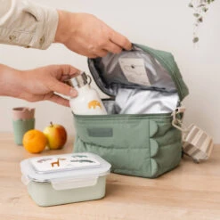 Done By Deer Metal Lunch Box - Deer Friends - Green 10 Done By Deer Metal Lunch Box - Deer Friends - Green -Done By Deer Metal lunch box Deer friends Green 5 LS