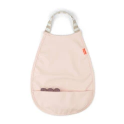 Done By Deer Pull-over Bib - Croco - Powder