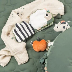 Done By Deer Sensory Baby Book - Tiny Farm - Colour Mix -Done By Deer Sensory baby book Tiny farm Colour mix 6