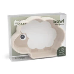 Done By Deer Silicone Stick&Stay Bowl - Sheepy - Sand -Done By Deer Silicone StickandStay bowl Sheepy Sand Packaging 3 PS