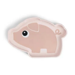 Done By Deer Silicone Stick&Stay Plate - Pigee - Powder