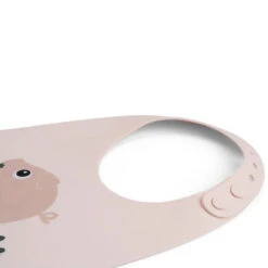 Done By Deer Silicone Bib - Pigee - Powder -Done By Deer Silicone bib Pigee Powder Detail 2 PS 1
