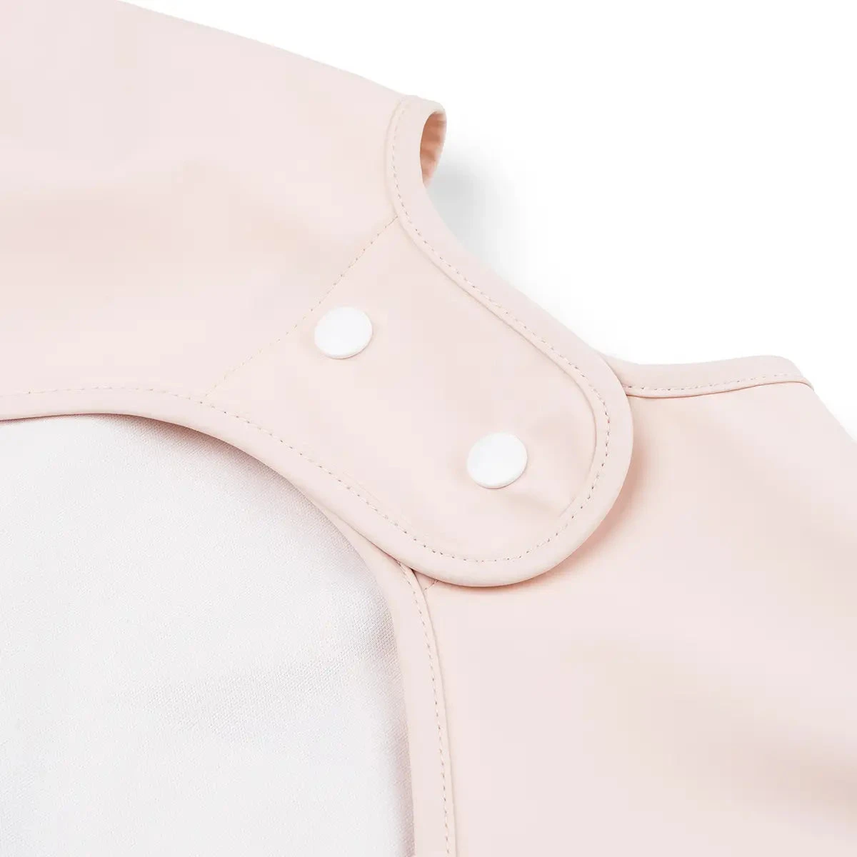 Done By Deer Sleeved Pocket Bib - Playground - Powder 9 Done By Deer Sleeved Pocket Bib - Playground - Powder - Image 7