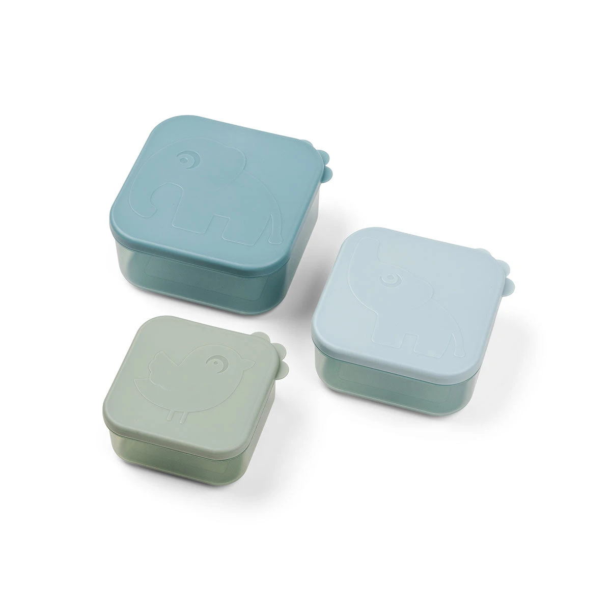 Done By Deer Snack Box Set 3 Pcs - Deer Friends - Blue 3 Done By Deer Snack Box Set 3 Pcs - Deer Friends - Blue