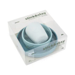 Done By Deer Stick & Stay Dinner Set - Deer Friends - Blue 19 Done By Deer Stick & Stay Dinner Set - Deer Friends - Blue -Done By Deer Stick and Stay dinner set Deer friends Blue Packaging 6 PS