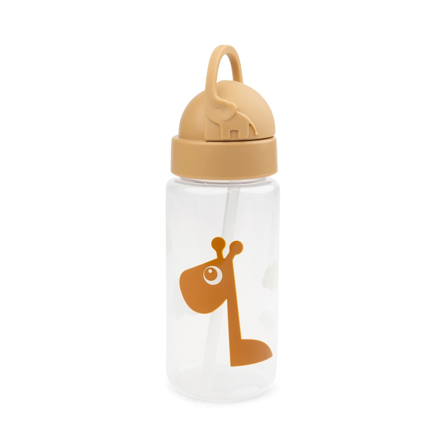 Done By Deer Straw Bottle - Raffi - Mustard - 350 Ml 4 Done By Deer Straw Bottle - Raffi - Mustard - 350 Ml - Image 2