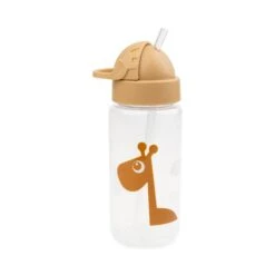 Done By Deer Straw Bottle - Raffi - Mustard - 350 Ml