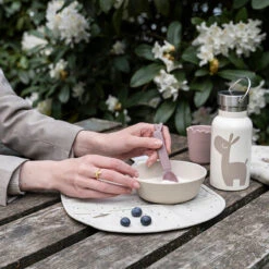 Done By Deer Thermo Metal Bottle - Lalee - Sand -Done By Deer Thermo metal bottle Lalee Sand 4 LS