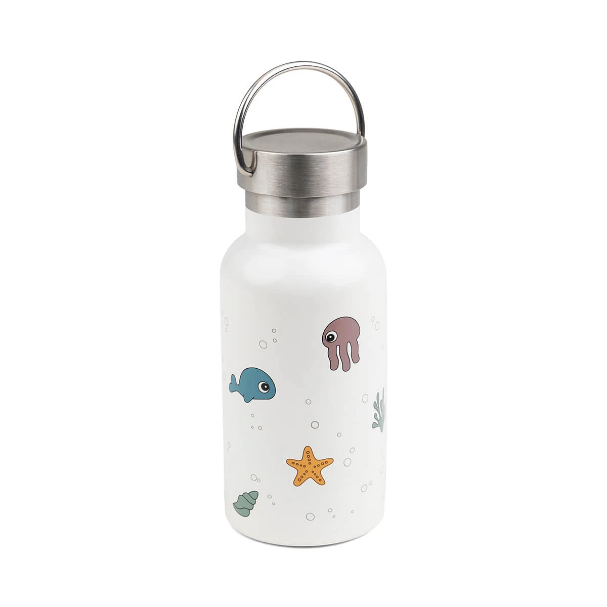 Done By Deer Thermo Metal Bottle - Sea Friends - Beige 3 Done By Deer Thermo Metal Bottle - Sea Friends - Beige