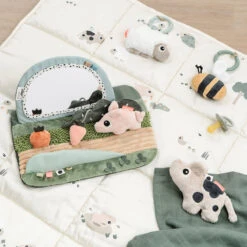 Done By Deer Tummy Time Sensory Mirror - Tiny Farm - Colour Mix 9 Done By Deer Tummy Time Sensory Mirror - Tiny Farm - Colour Mix -Done By Deer Tummy time sensory mirror Tiny farm Colour mix 5
