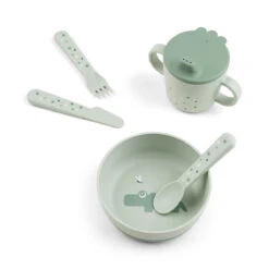 Done By Deer Foodie Bowl Set - Croco - Green